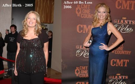 Melissa Peterman underwent a 60-pound weight loss over the years.